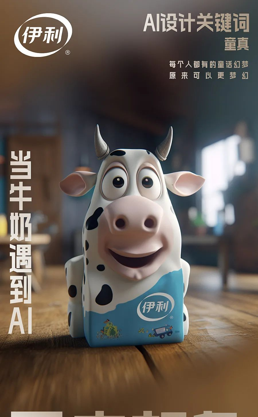 伊利AI包裝設計