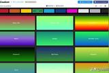 一个神奇的颜色渐变网站，让你的UI设计风格任意搭配颜色