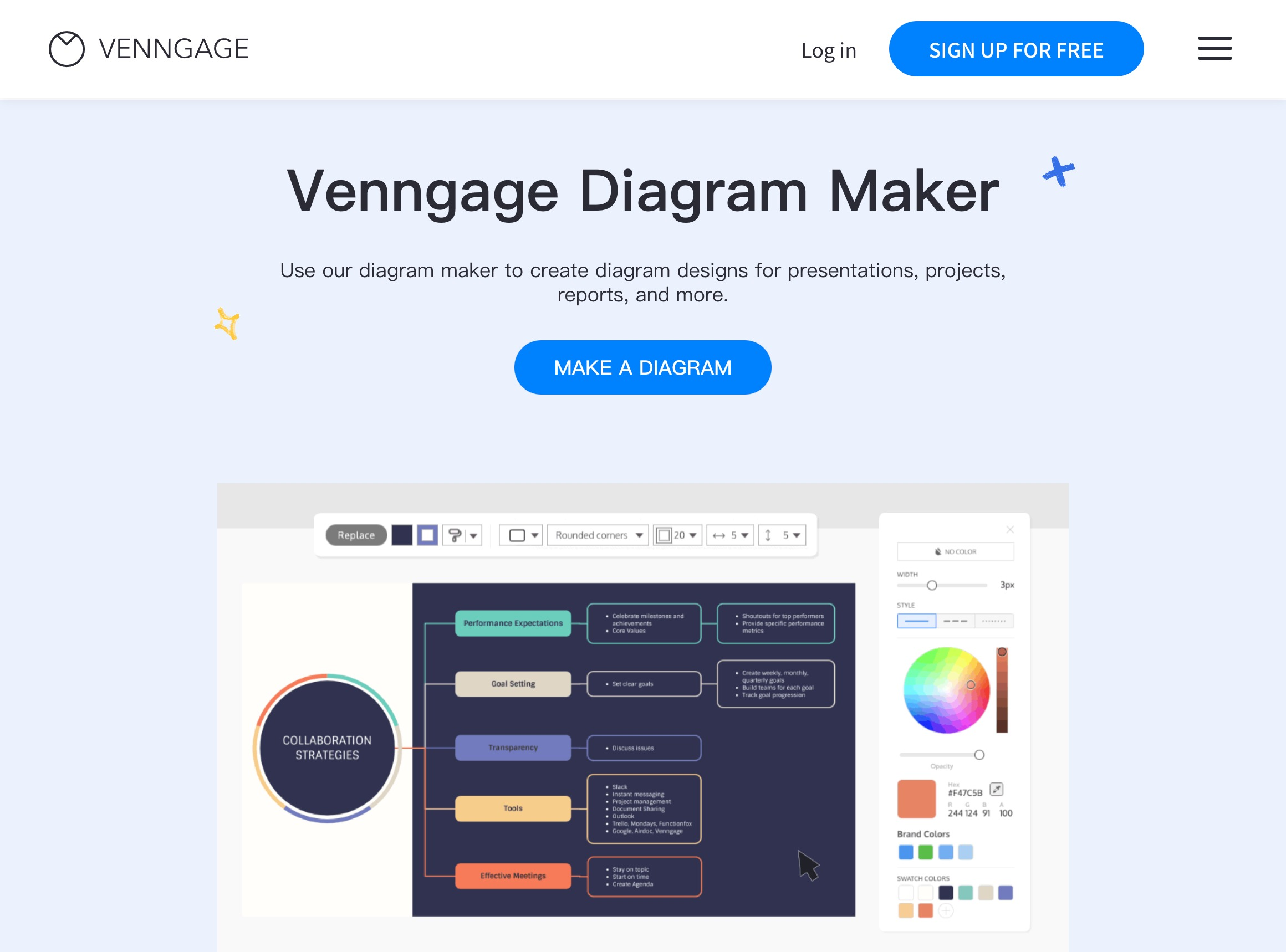圖表制作工具Venngage