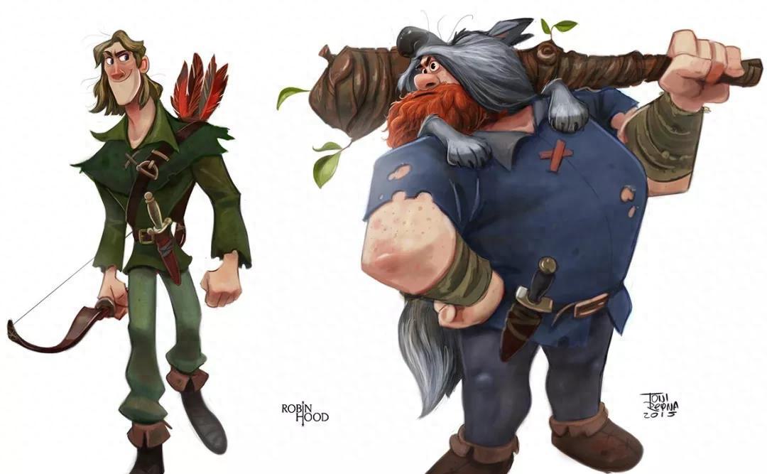 动画中的卡通人物设计