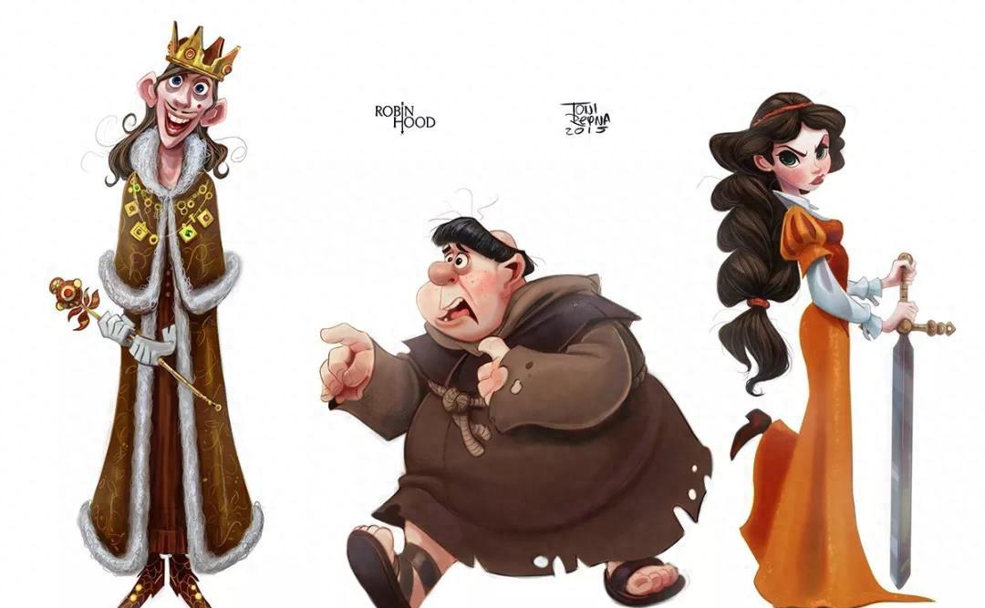 动画中的卡通人物设计