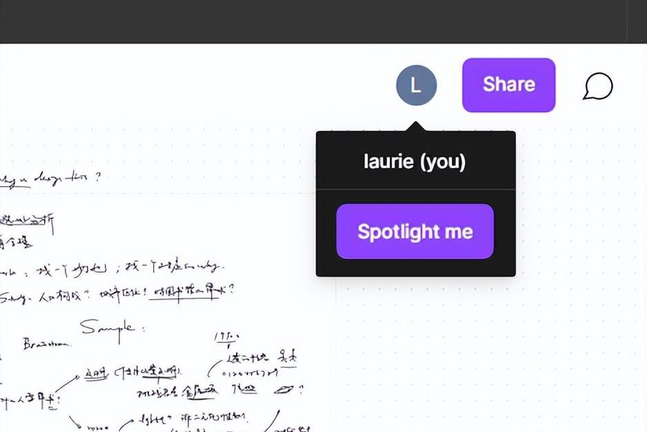 Laurie老师上课中:spotlight me