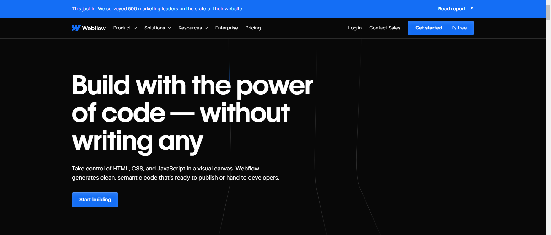 Webflow界面