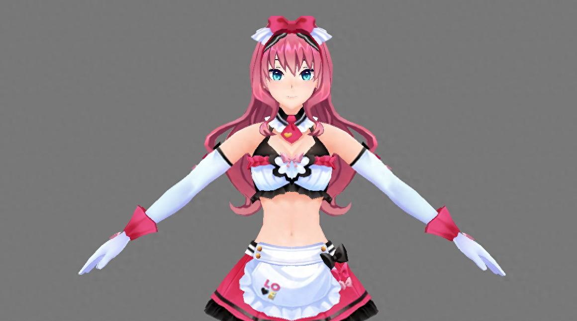 手繪比基尼女孩和兔女郎