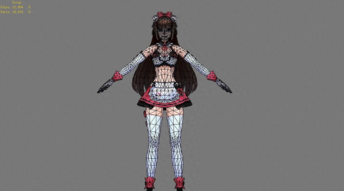 手繪比基尼女孩和兔女郎