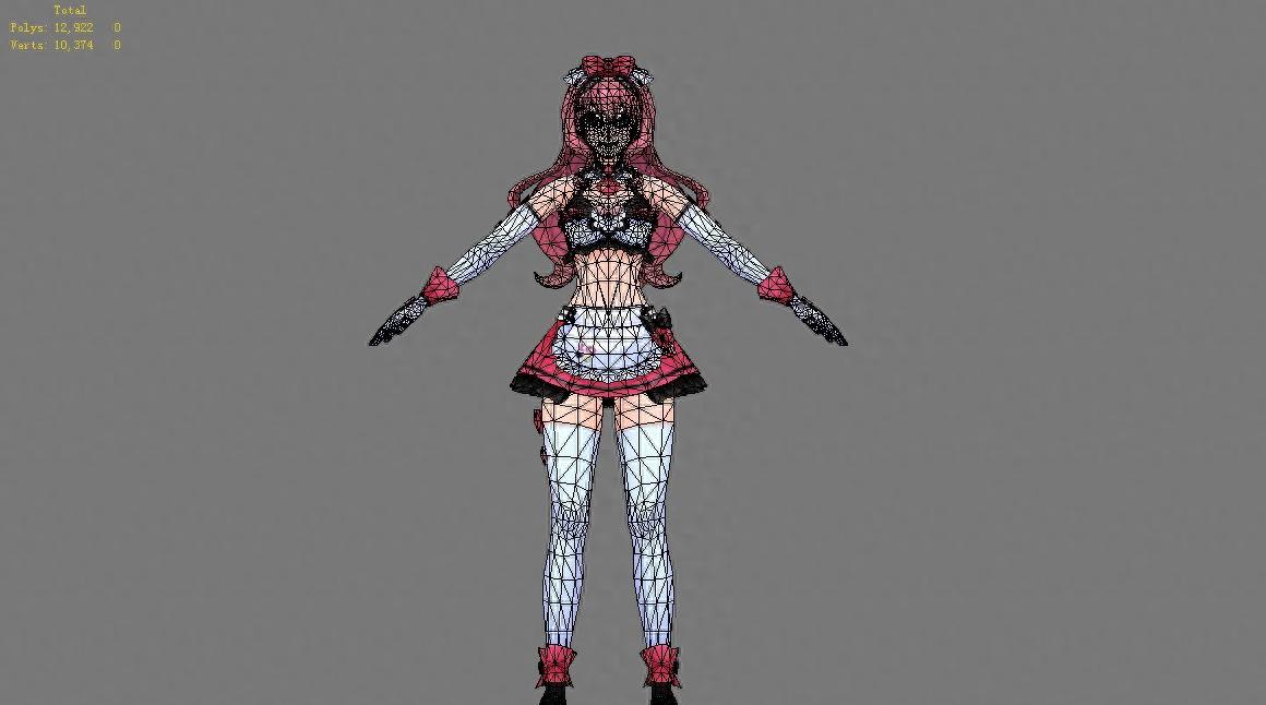 手繪比基尼女孩和兔女郎