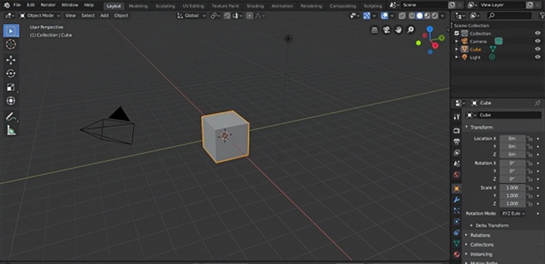 Blender编辑界面