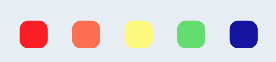 顏色對比度示例