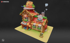 模型專業第一階段風格化小屋的製作